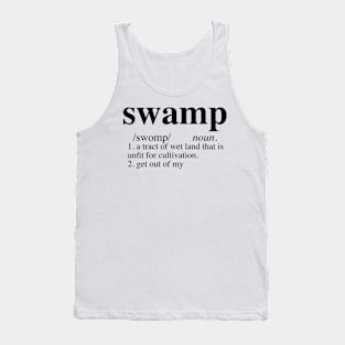 Swamp Dictionary Funny Ogre Tank Top